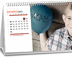 Calendário de mesa pvc personalizado Calendário de mesa pvc personalizado