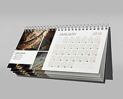 Calendário de mesa pvc personalizado Calendário de mesa pvc personalizado