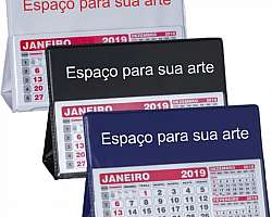 Calendário de mesa pvc personalizado Calendário de mesa pvc personalizado