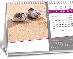 Calendário de mesa pvc personalizado Calendário de mesa pvc personalizado