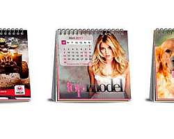 Calendário de mesa pvc personalizado Calendário de mesa pvc personalizado
