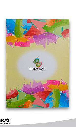 Embalagem em papel cartão para agenda Embalagem em papel cartão para agenda