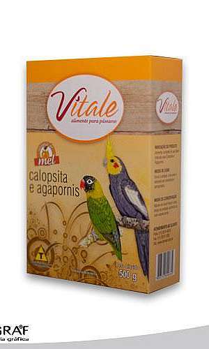 Embalagens em papel cartão para alimentos de pássaros